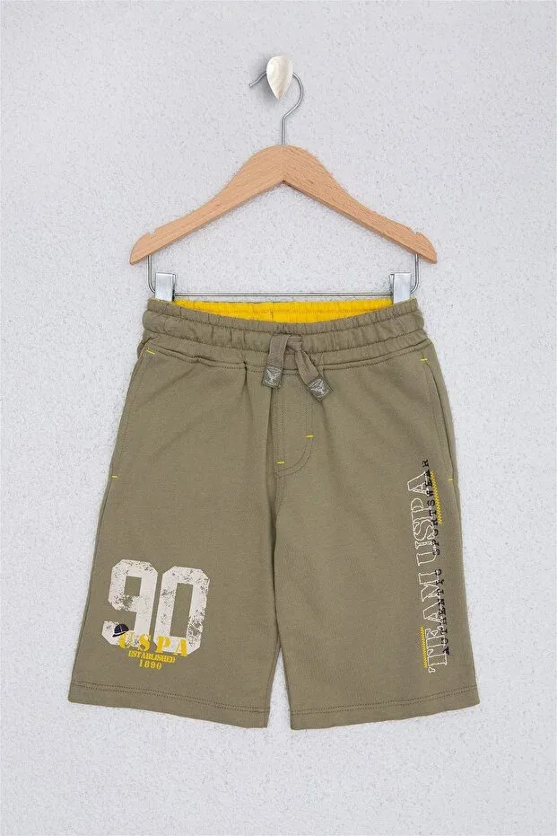 Детские шорты для мальчиков хлопковые U.S. Polo Assn., Haki