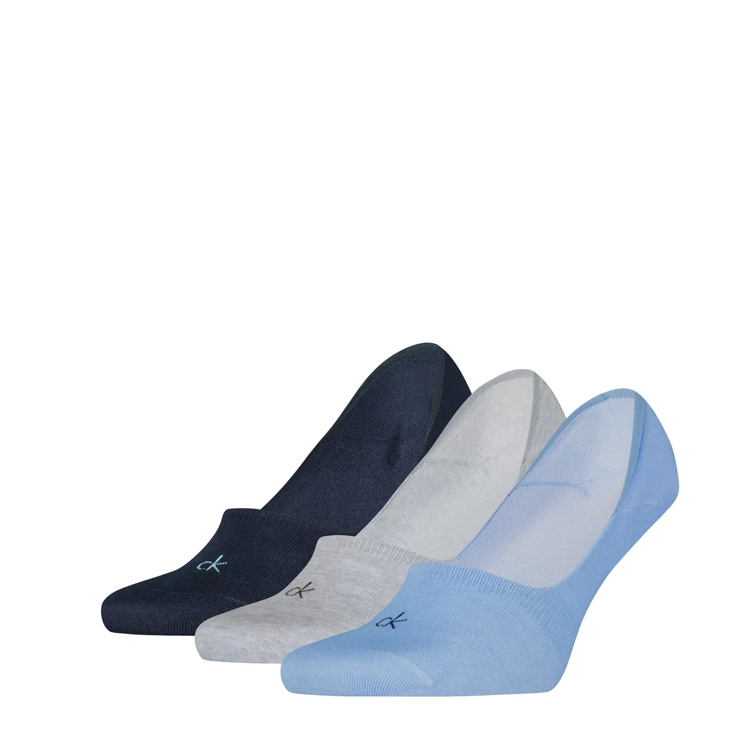 Мужские следки с антискользящими вставками Calvin Klein, Sky Blue