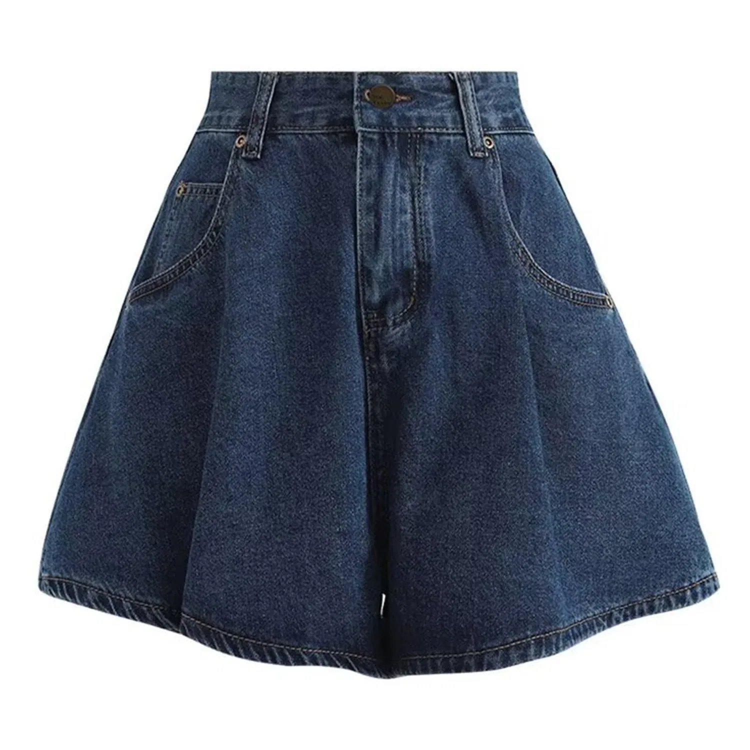 Женские джинсовые шорты с высокой посадкой Jorts, Blue — фото 4