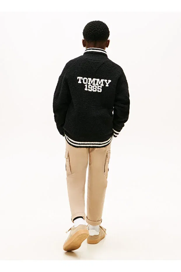 Детский кардиган для мальчиков с принтом Tommy Hilfiger, Black — фото 4