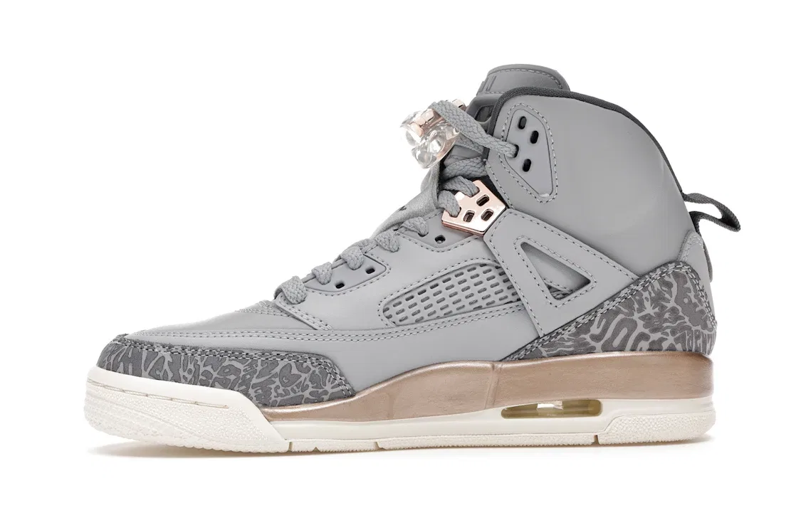 Детские кроссовки Lifestyle Jordan Spizike Jordan, Wolf Grey/Dark Grey-Metallic Red Bronze-Sail — фото 3