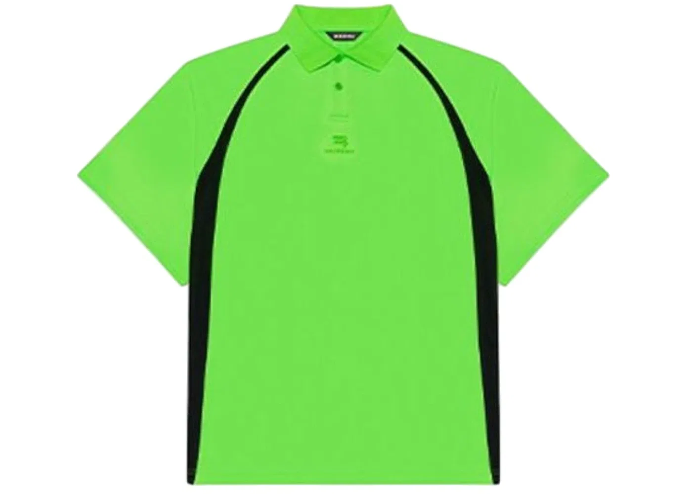 Унисекс поло Balenciaga Polo Shirt, Green/Blacak