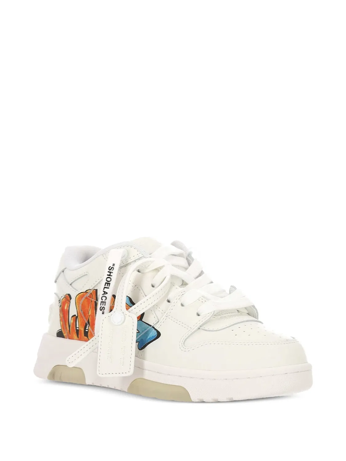 Кроссовки Out Of Office с принтом граффити OFF-WHITE, белый