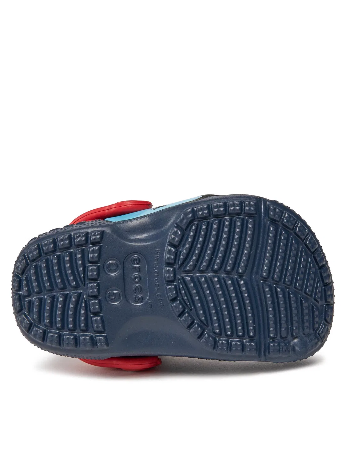Шлепанцы для мальчика Fl Avengers Patch Clog Clog Crocs, темно-синий — фото 4