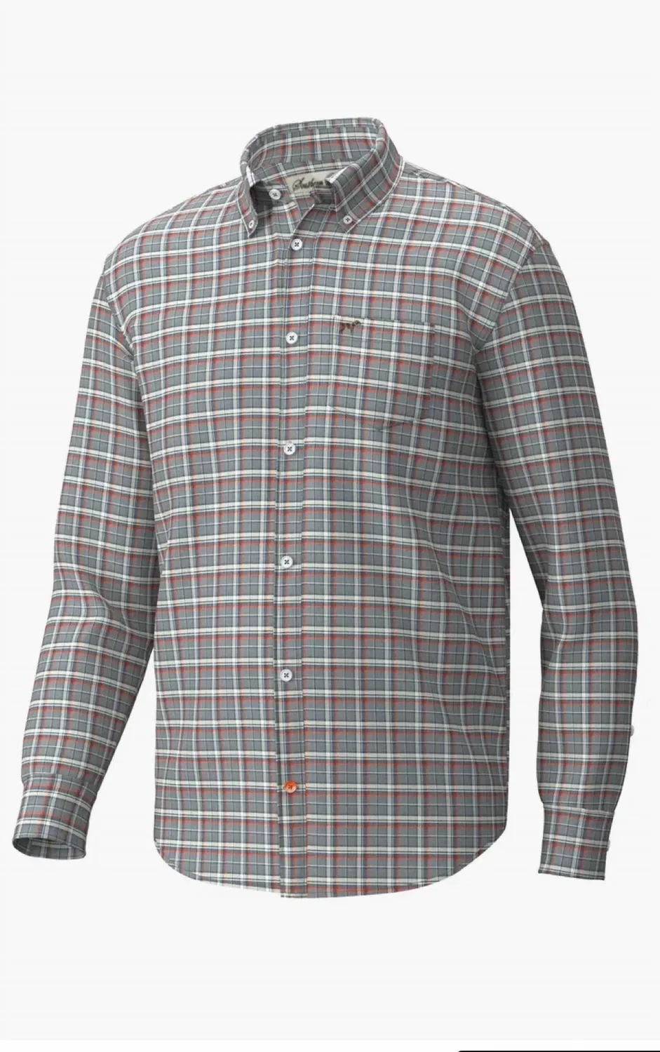 Детская рубашка для мальчиков с длинным рукавом на пуговицах Hadley Performance Southern Point Co., Hines Plaid