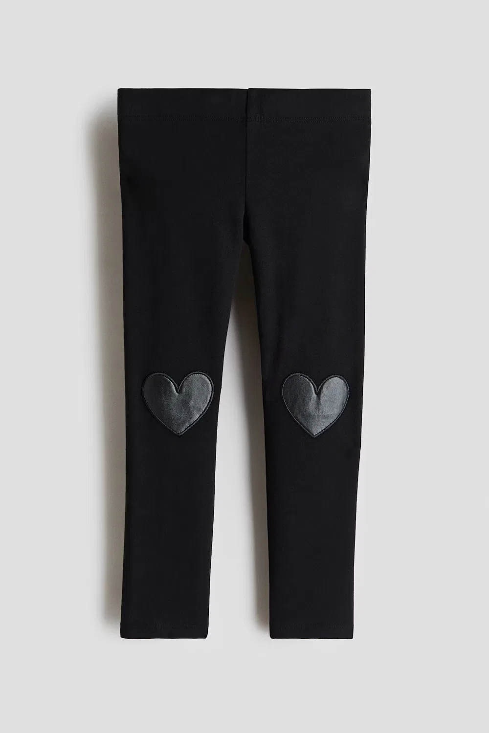 Хлопковые леггинсы H&M, Schwarz/Herzen