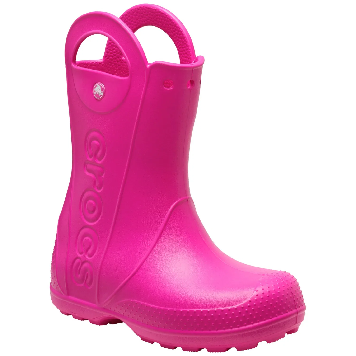 Детские резиновые сапоги с ручками Crocs, Pink