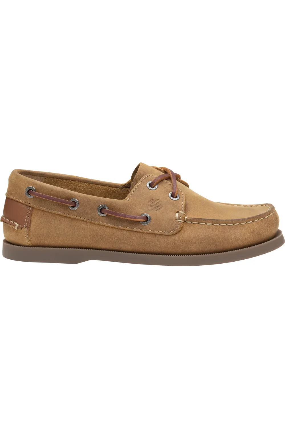 Детские туфли лоферы на шнуровке Zeke Johnston & Murphy, Tan Oiled Leather — фото 2