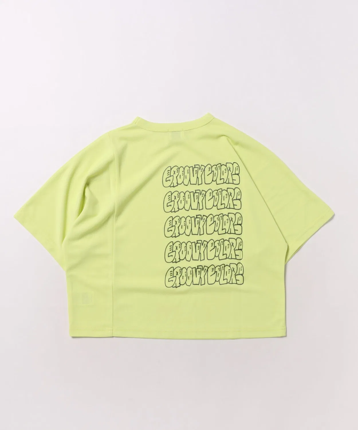 Детская футболка с принтом CoolMax Wide Silhouette GROOVY COLORS, Yellow — фото 3