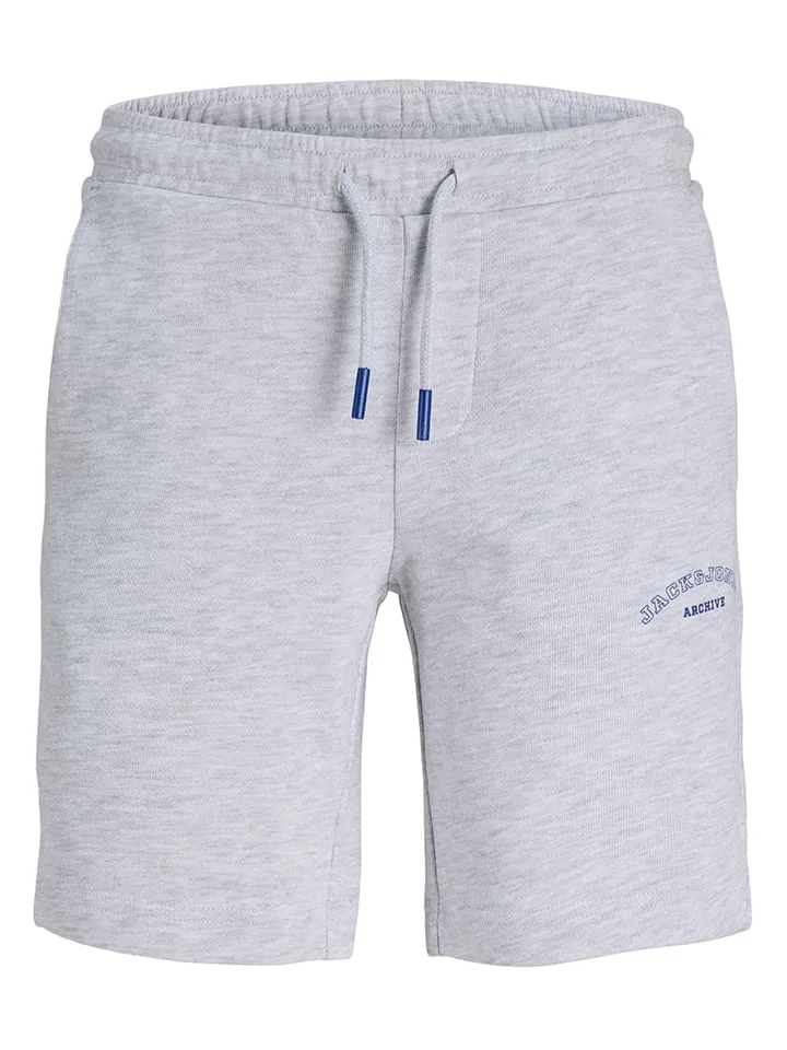 Шорты из футера Gordon Jack & Jones Junior, серый — фото 4