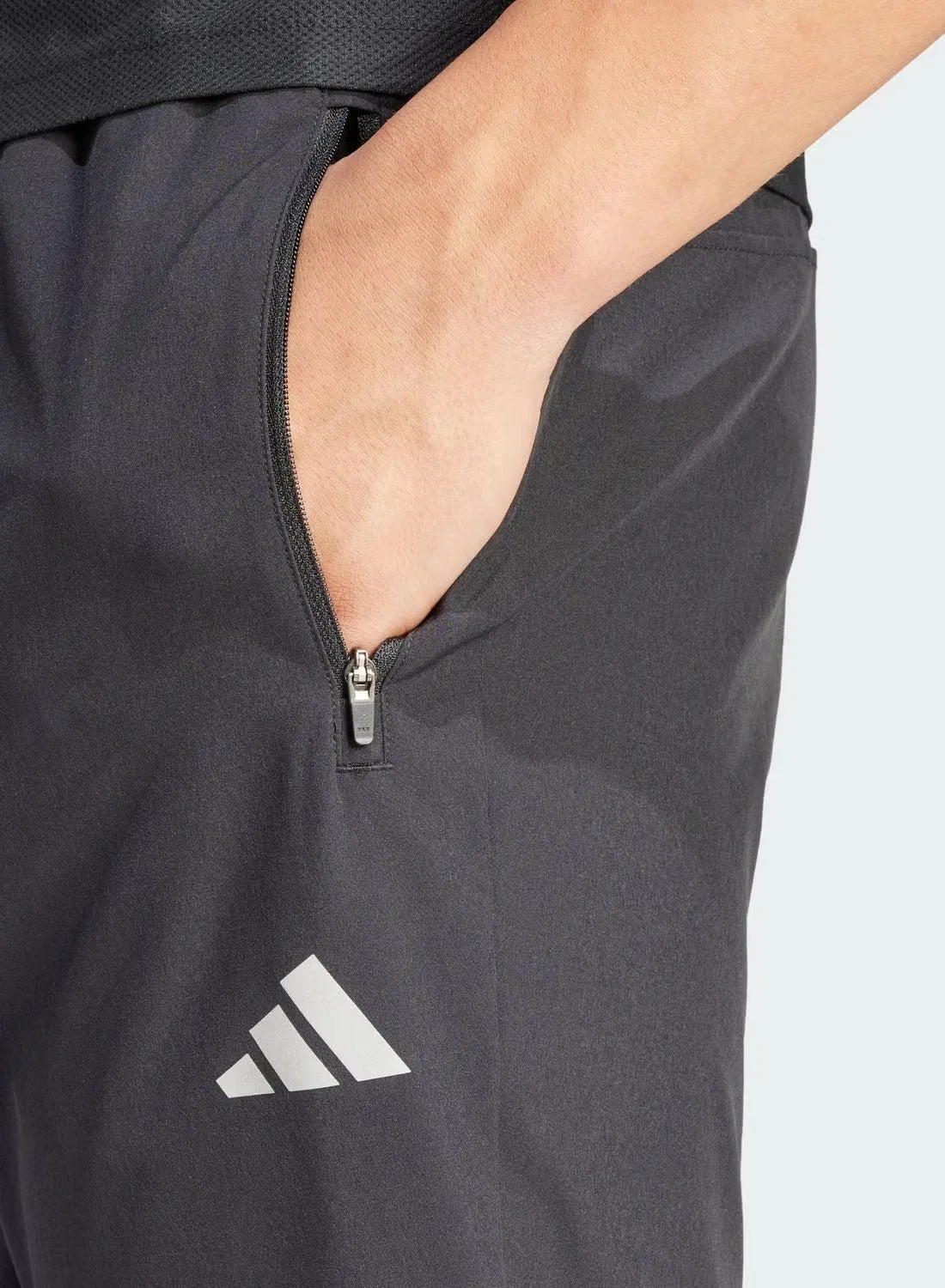 Штаны с логотипом Run It TKO Adidas, черный — фото 3