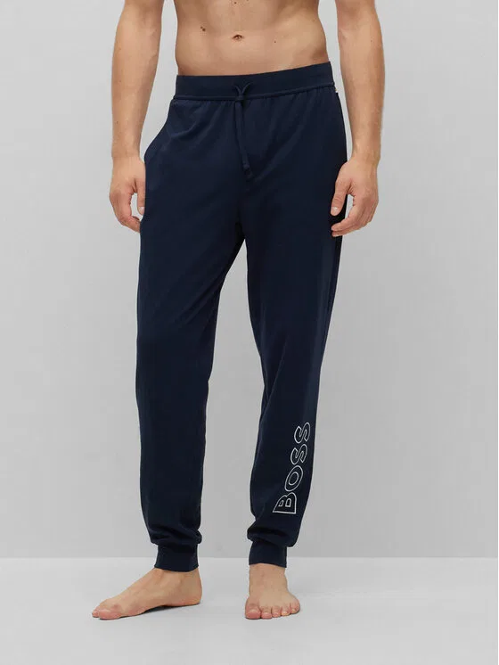 Брюки от пижамы regular fit Boss, темно-синий