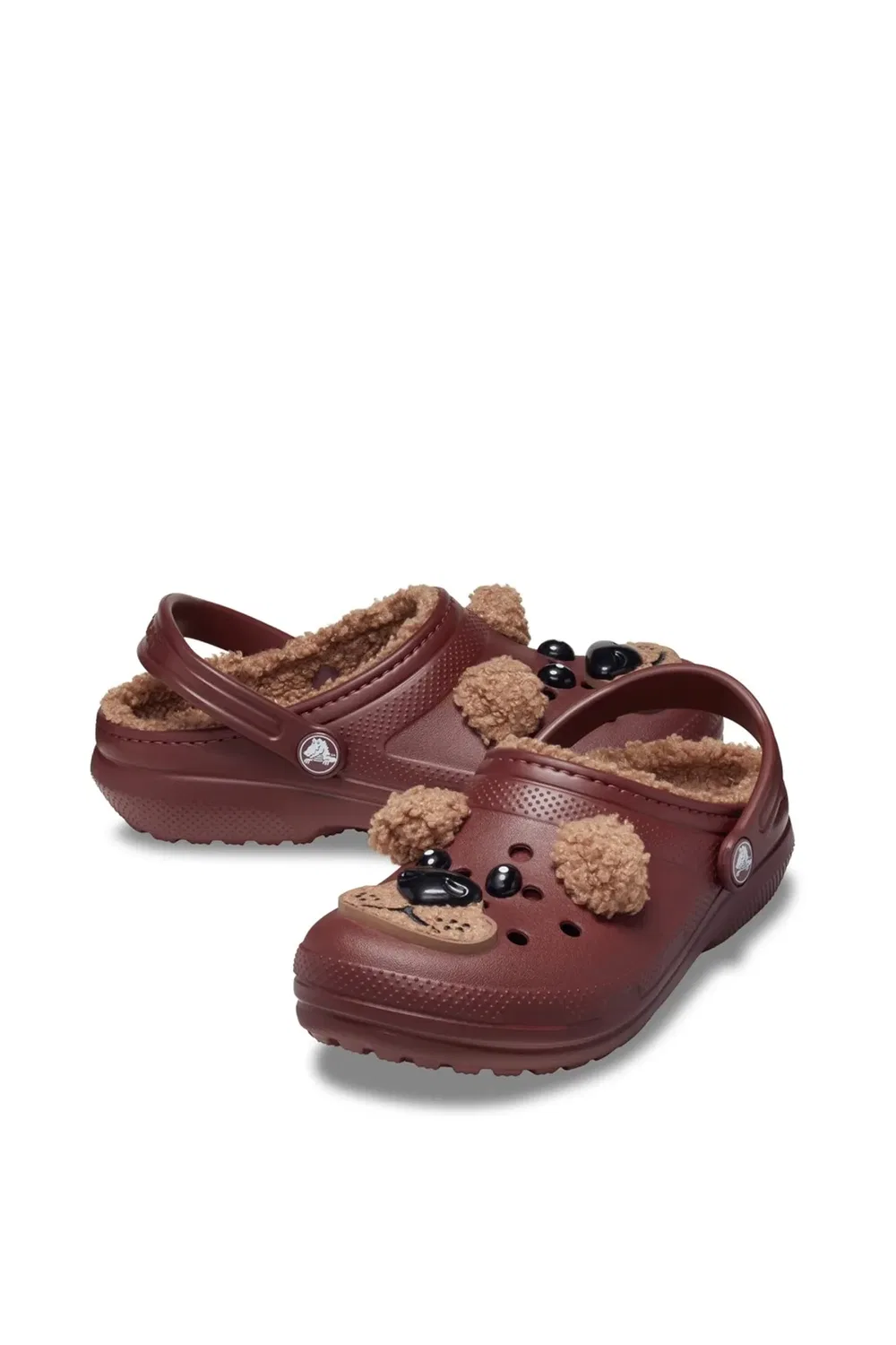 Детские классические утепленные клоги Crocs, Brown — фото 3