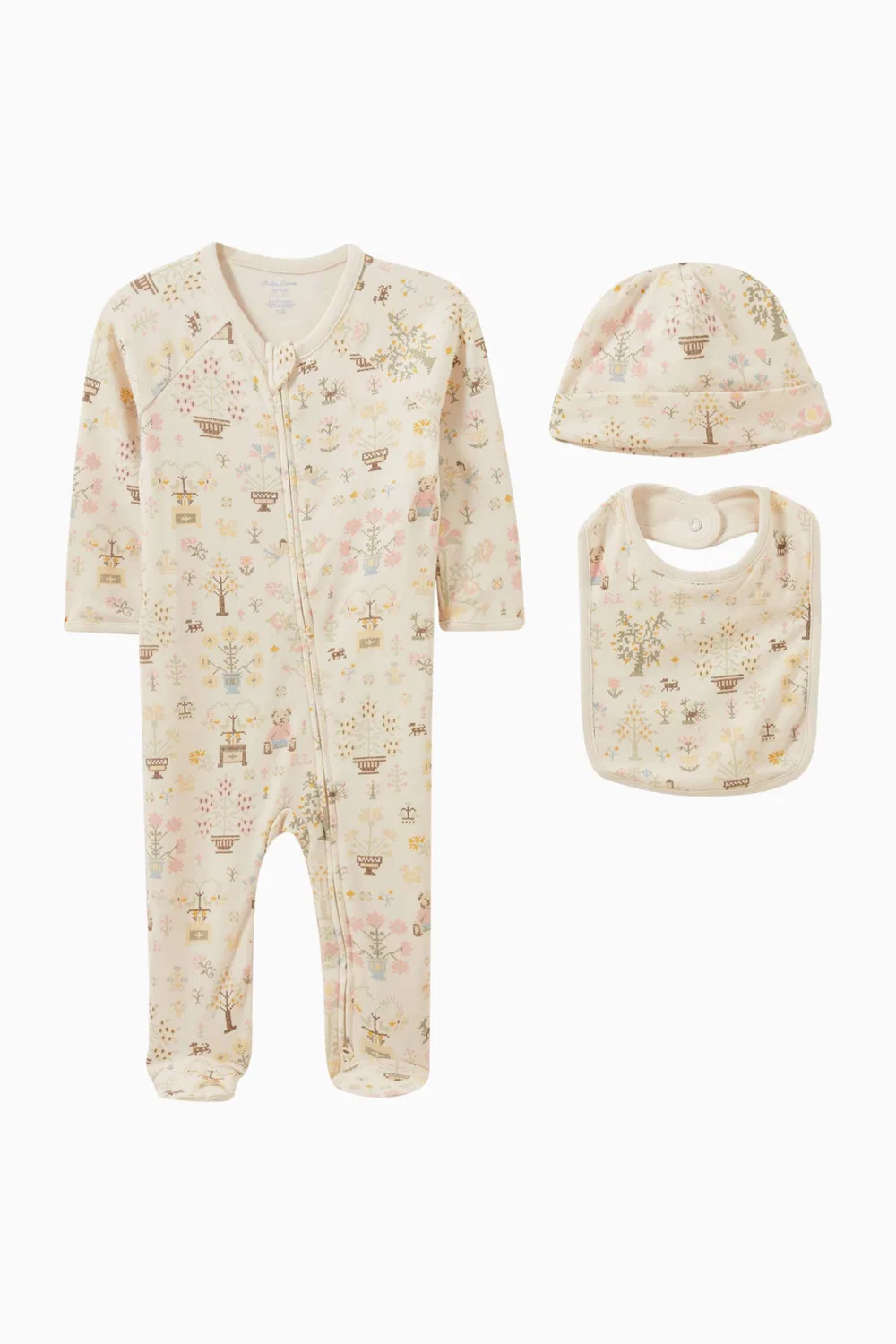 Комплект из 3 предметов с хлопком Polo Bear Polo Ralph Lauren