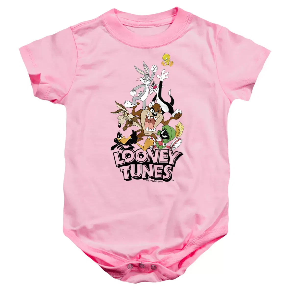 Детское боди с коротким рукавом с принтом Looney Tunes Baby Looney Tunes Gang 2, Pink
