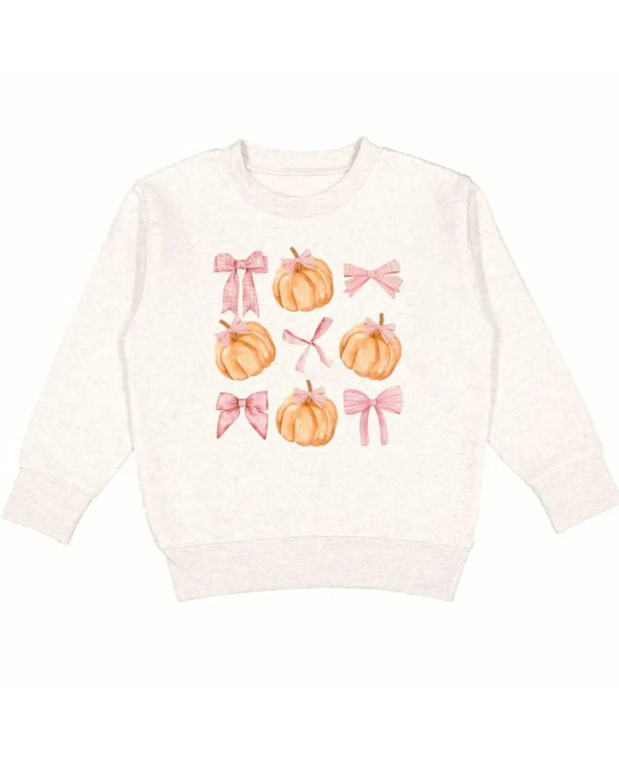 Свитшот с принтом Coquette Pumpkin Sweet Wink, Natural