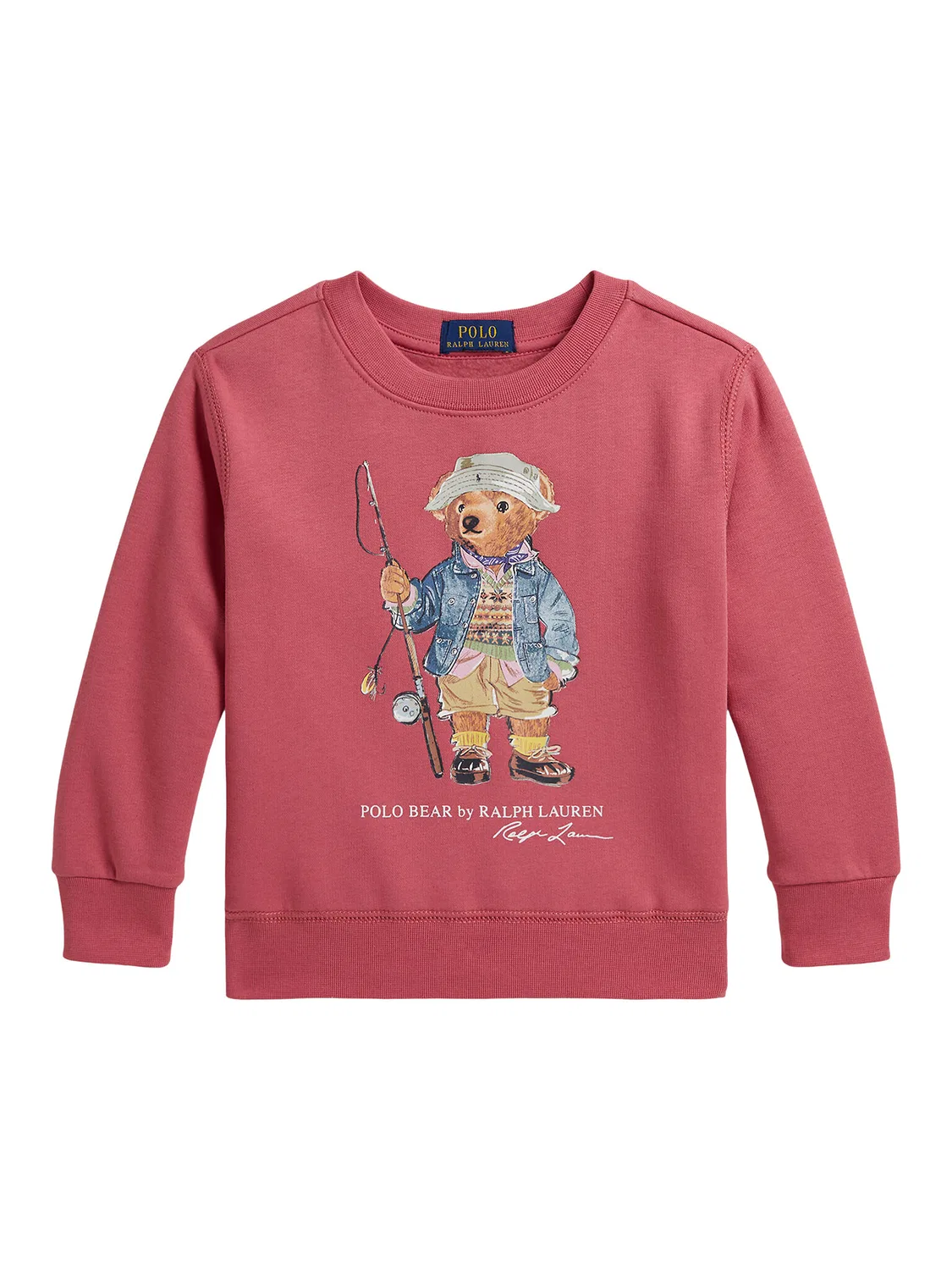 Толстовка стандартного кроя для мальчика Polo Ralph Lauren, светло-красный