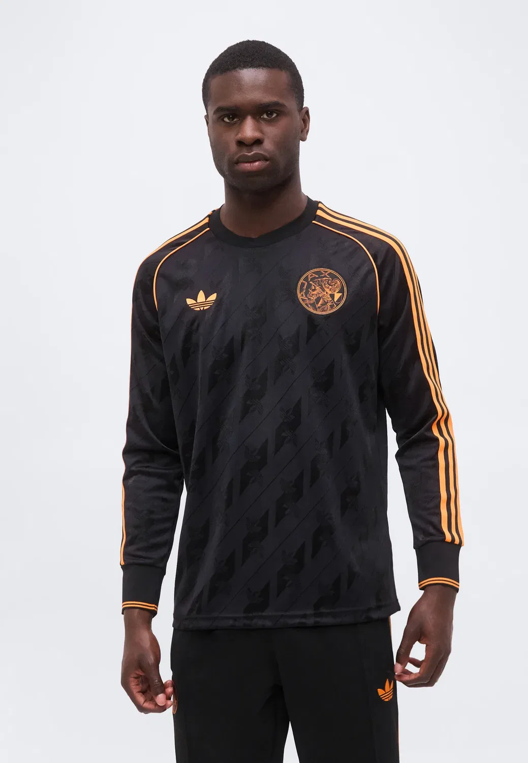 Футболка с длинными рукавами Ajax Amsterdam Originals - клубная одежда Adidas Originals, Black