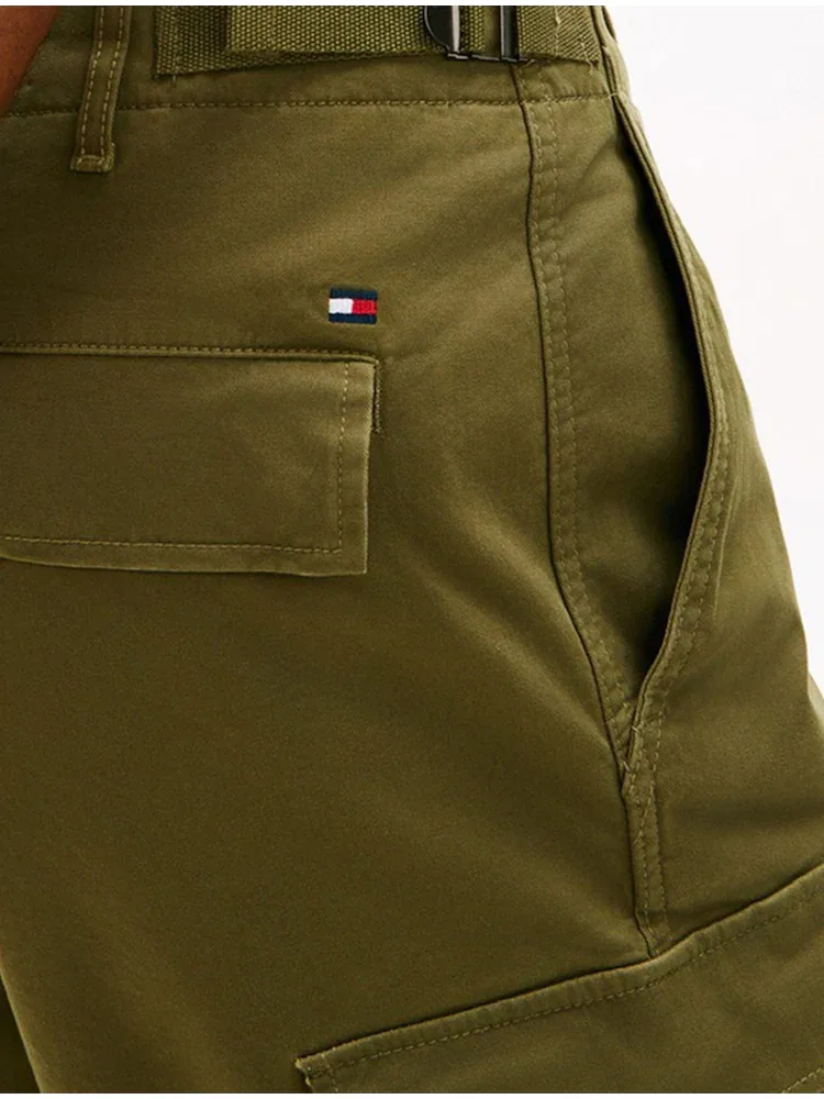 Шорты карго твил TOMMY HILFIGER, Khaki — фото 3
