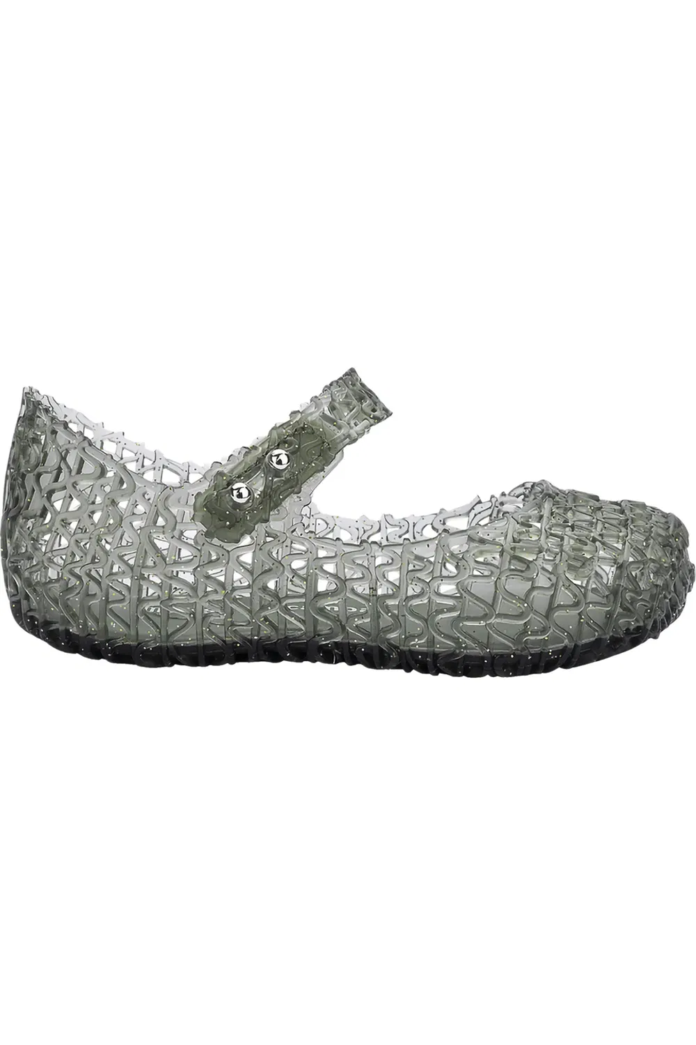 Детские туфли Мэри Джейн с блестками Campana Mini Melissa, Glitter Green — фото 2