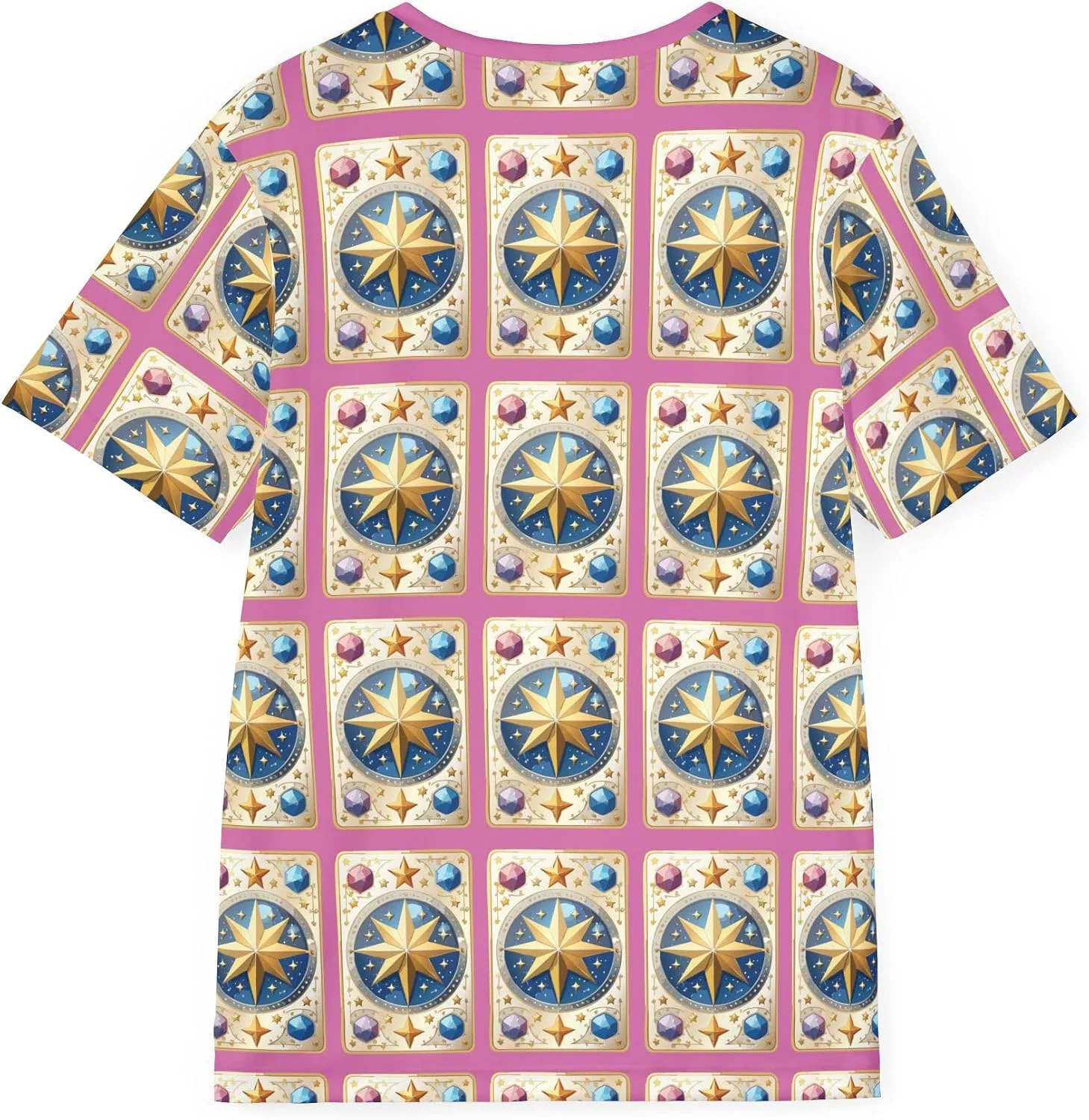 Мужская футболка с принтом карточной колоды, Multicolor — фото 2