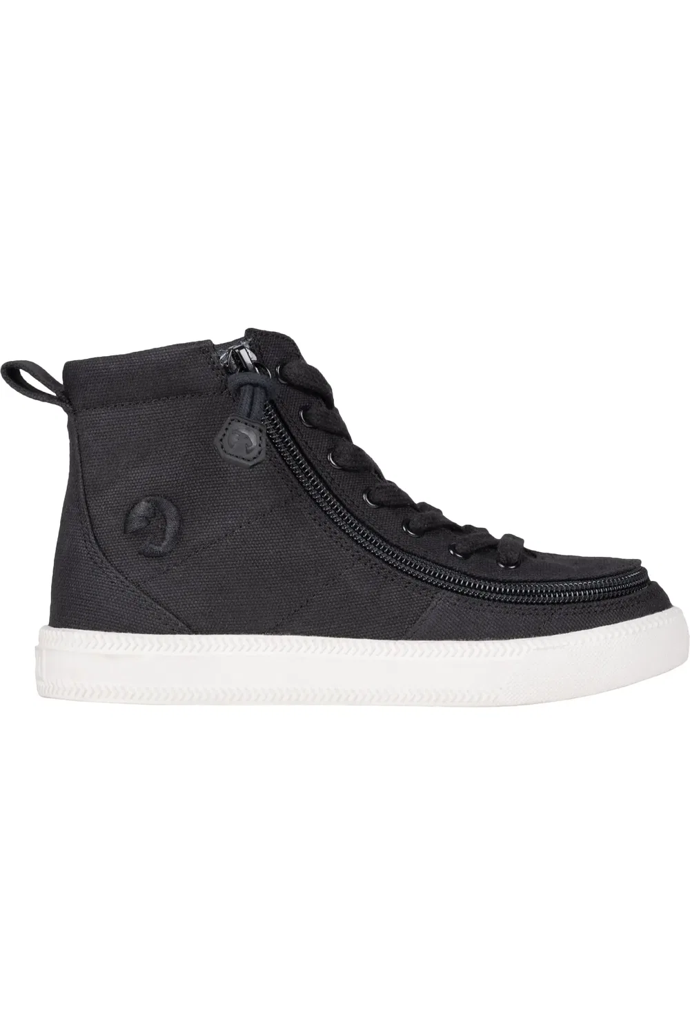 Кроссовки детские с застежкой-молнией Classic High Top BILLY Footwear, черно-белый — фото 3