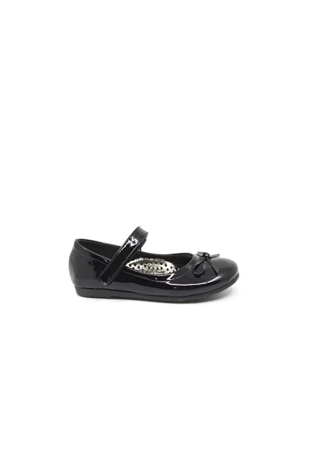 Детские балетки для девочек с бантом Zerhan, Black