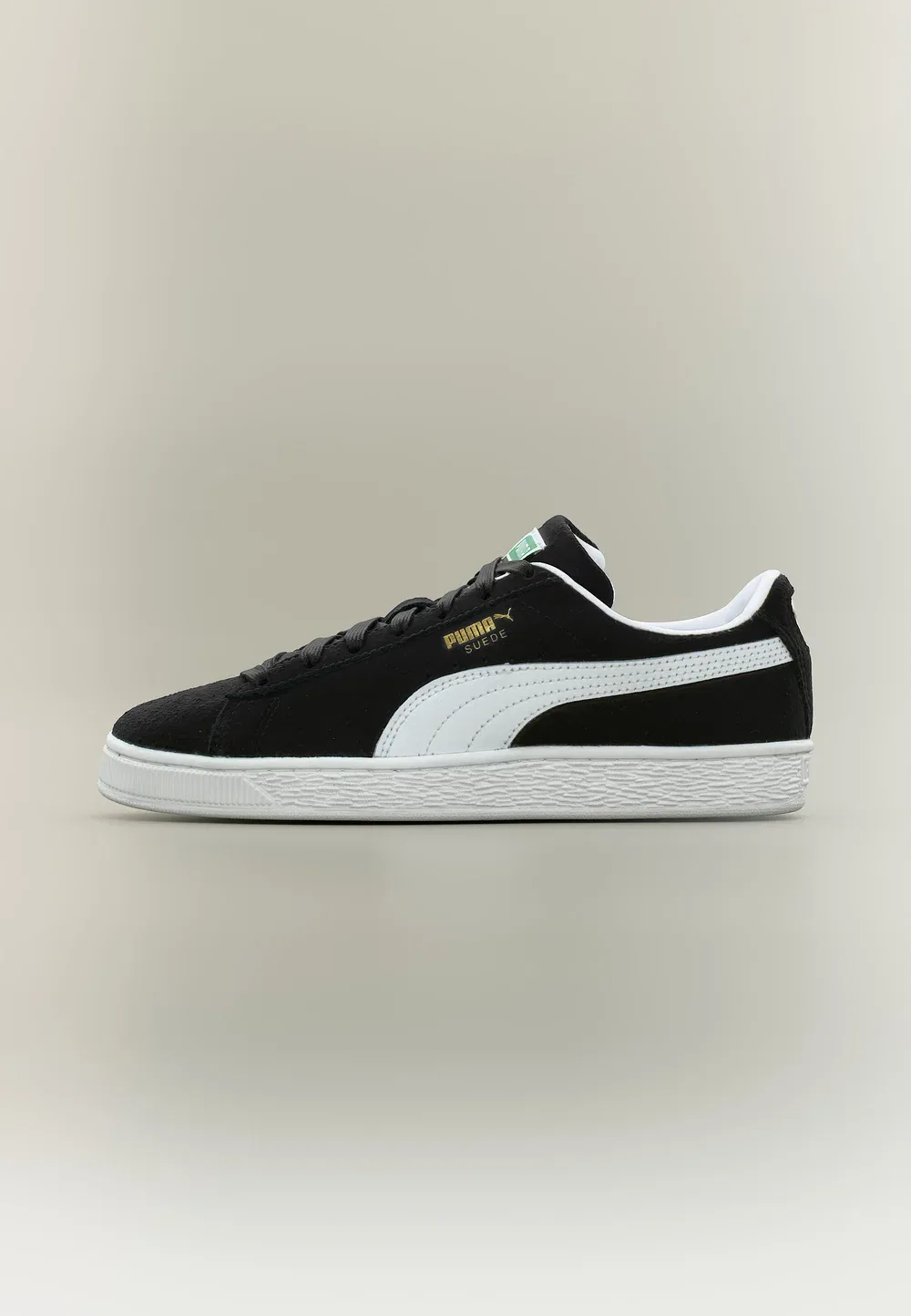 Классические замшевые кроссовки для младших школьников Puma, Black/White