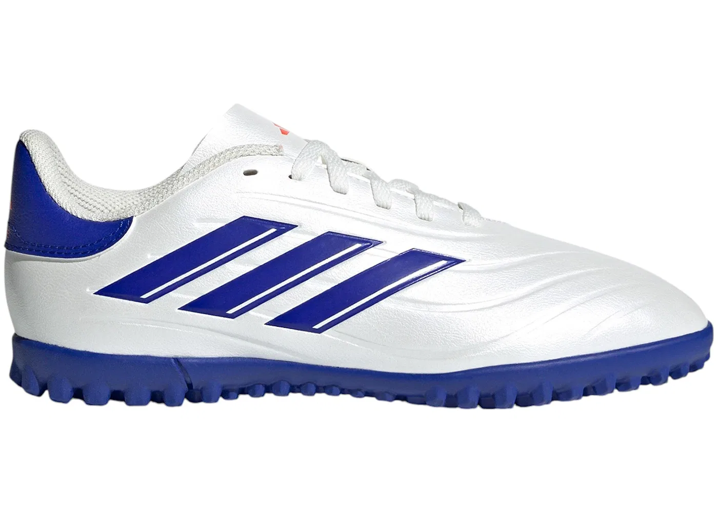 Детские бутсы с длинным рукавом Adidas Copa Pure 2 Club Turf, Cloud White Lucid Blue Solar Red