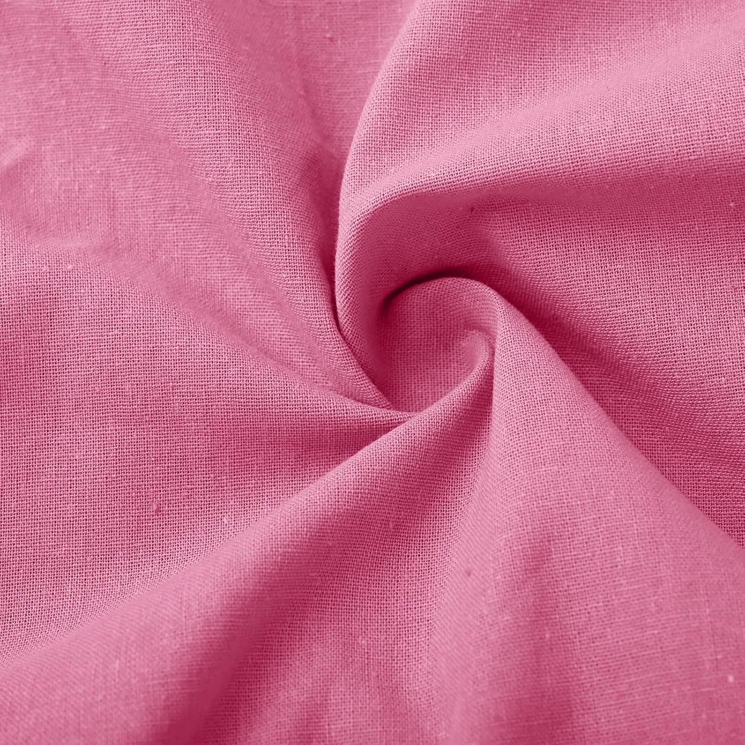 Женское сарафан с V-образным вырезом и пуговицами A-силуэта, Pink — фото 2