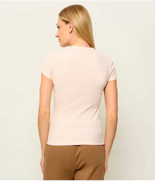 Футболка Lacoste Slim Fit, приталенная, Rosa Cipria — фото 3