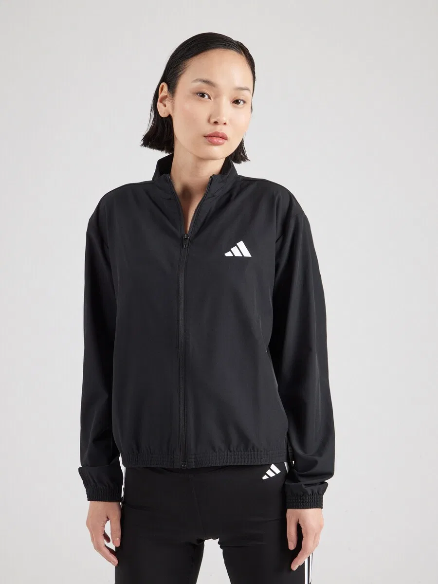 Тренировочная куртка ADIDAS PERFORMANCE 'Train Essentials' черного цвета — фото 3