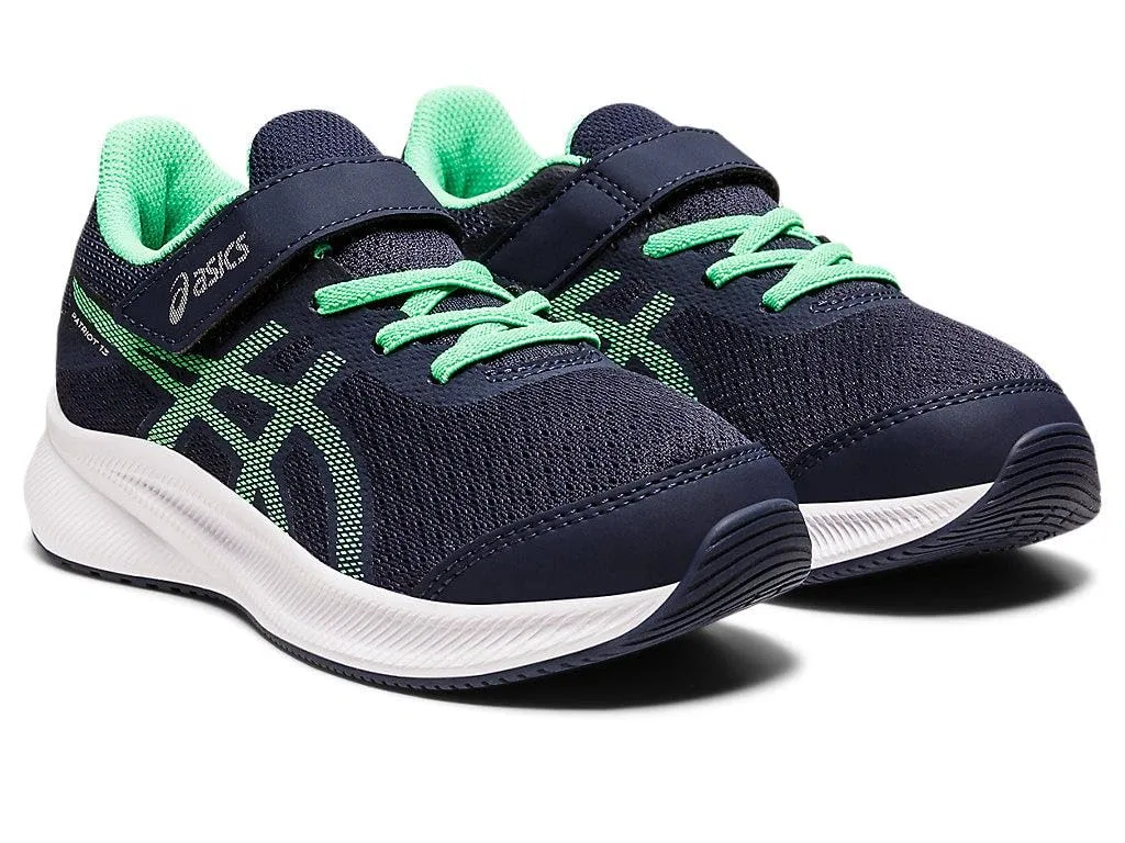 Детские кроссовки для мальчиков с амортизацией Patriot 13 Ps ASICS, Blue Midnight New Leaf — фото 3