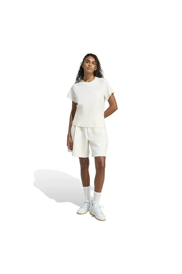 Женская спортивная футболка с коротким рукавом реглан Adidas, White — фото 3