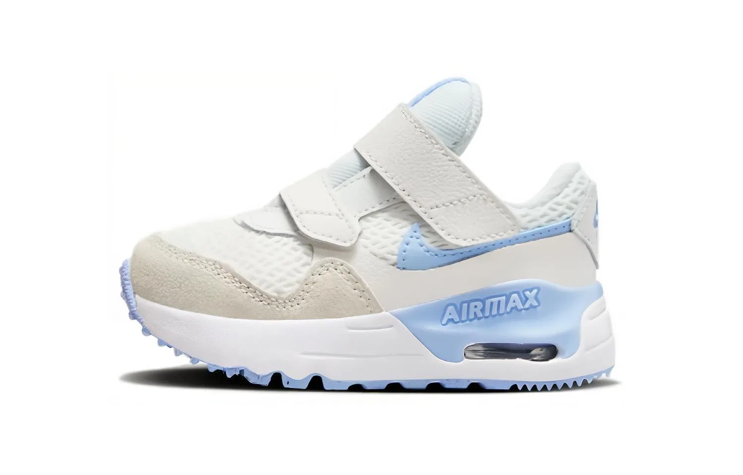 Детские кроссовки для мальчиков с низким верхом Nike Air Max SYSTM, Бело-Голубой