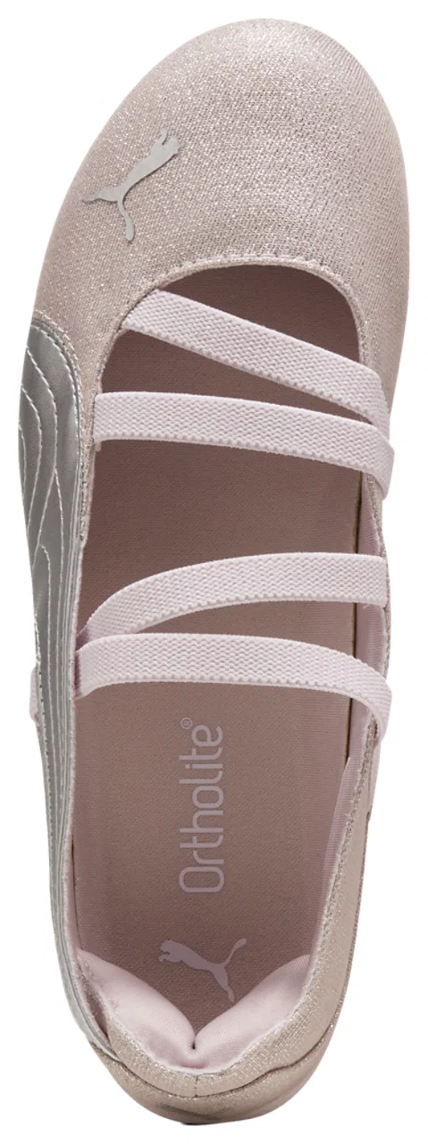Детские балетки для девочек с ремешками PUMA Speedcat Ballet Let It Shine, Misty Pink/Powder Pink — фото 4