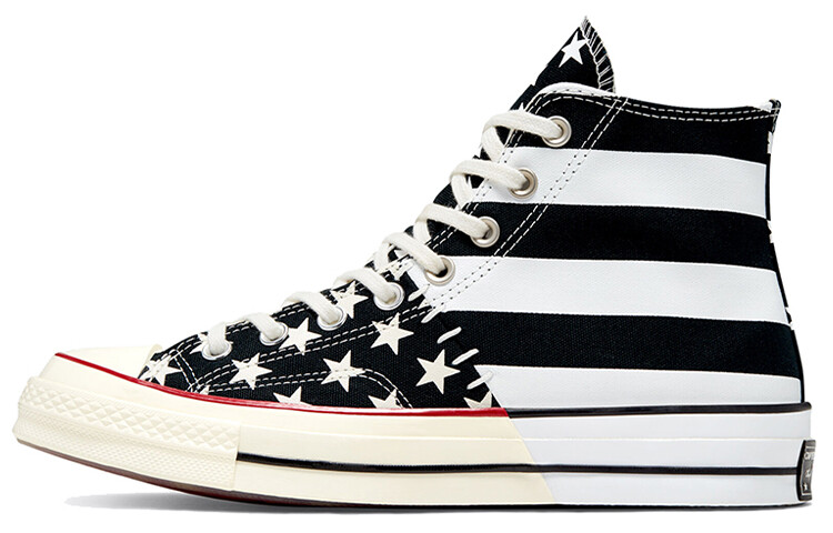 

Кеды Converse Chuck Taylor All Star 70 Hi Archive Restructured American Flag Black White