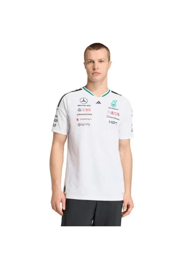Джерси с принтом Mercedes - AMG Petronas Formula 1 Team Driver Adidas, белый