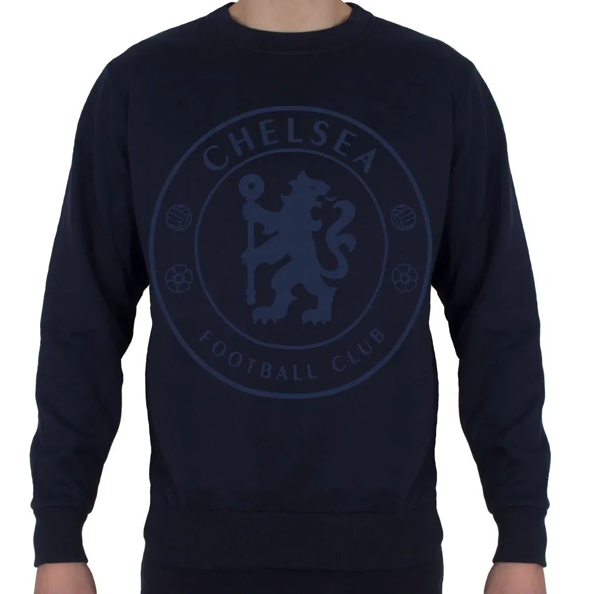 Детский свитшот с эмблемой Chelsea Fc, Navy