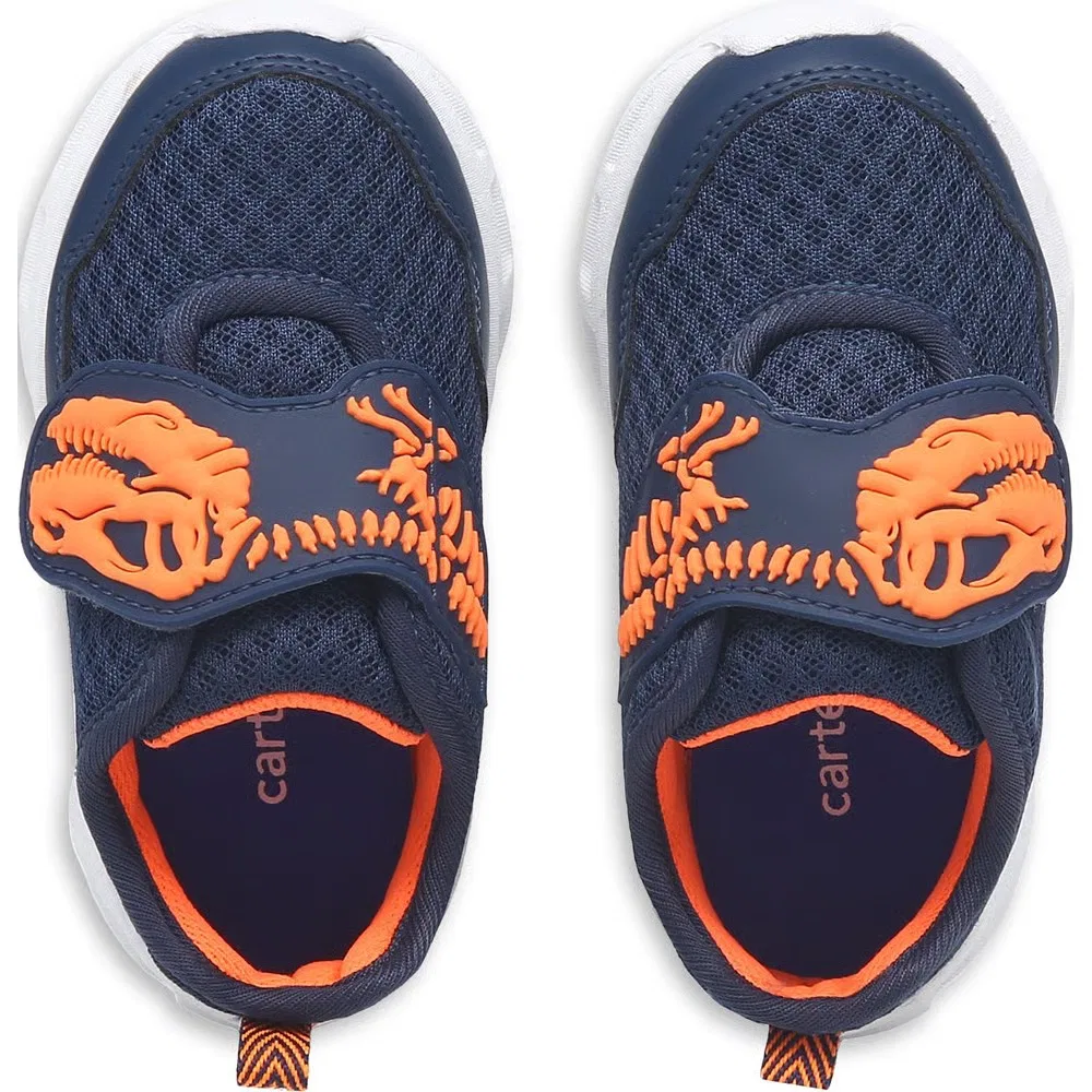 Детские кроссовки Carters, Navy/Orange — фото 4