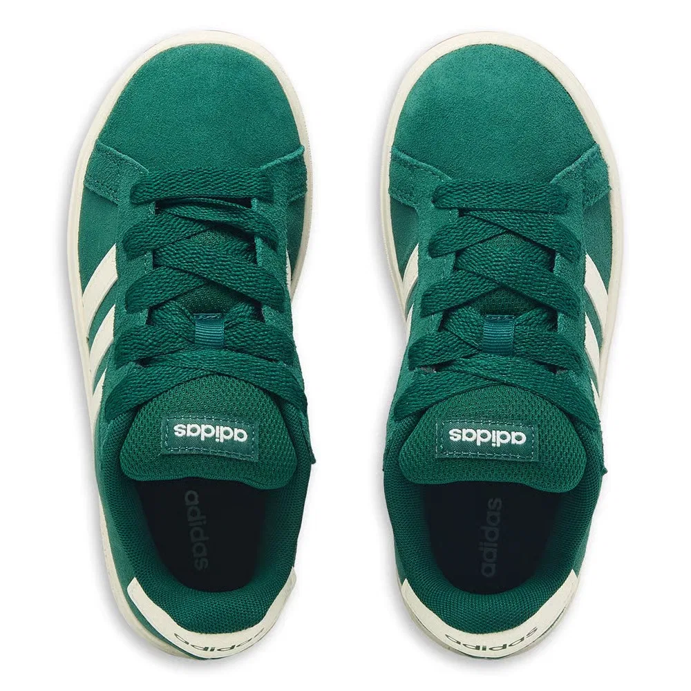 Детские кроссовки Grand Court 00s Adidas, Green/Gum — фото 4