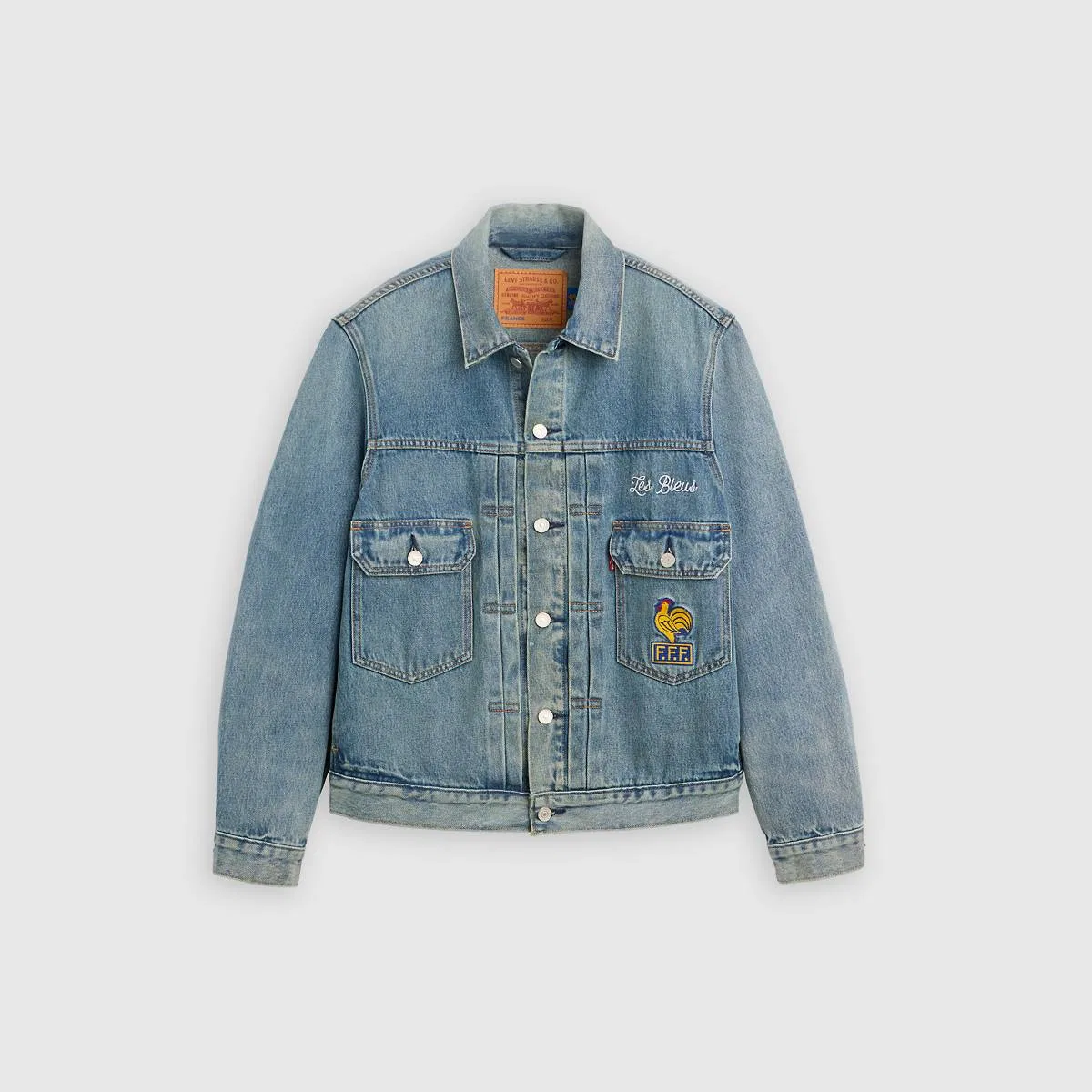 Куртка Levi's France Football Type II, France - Dark Wash
