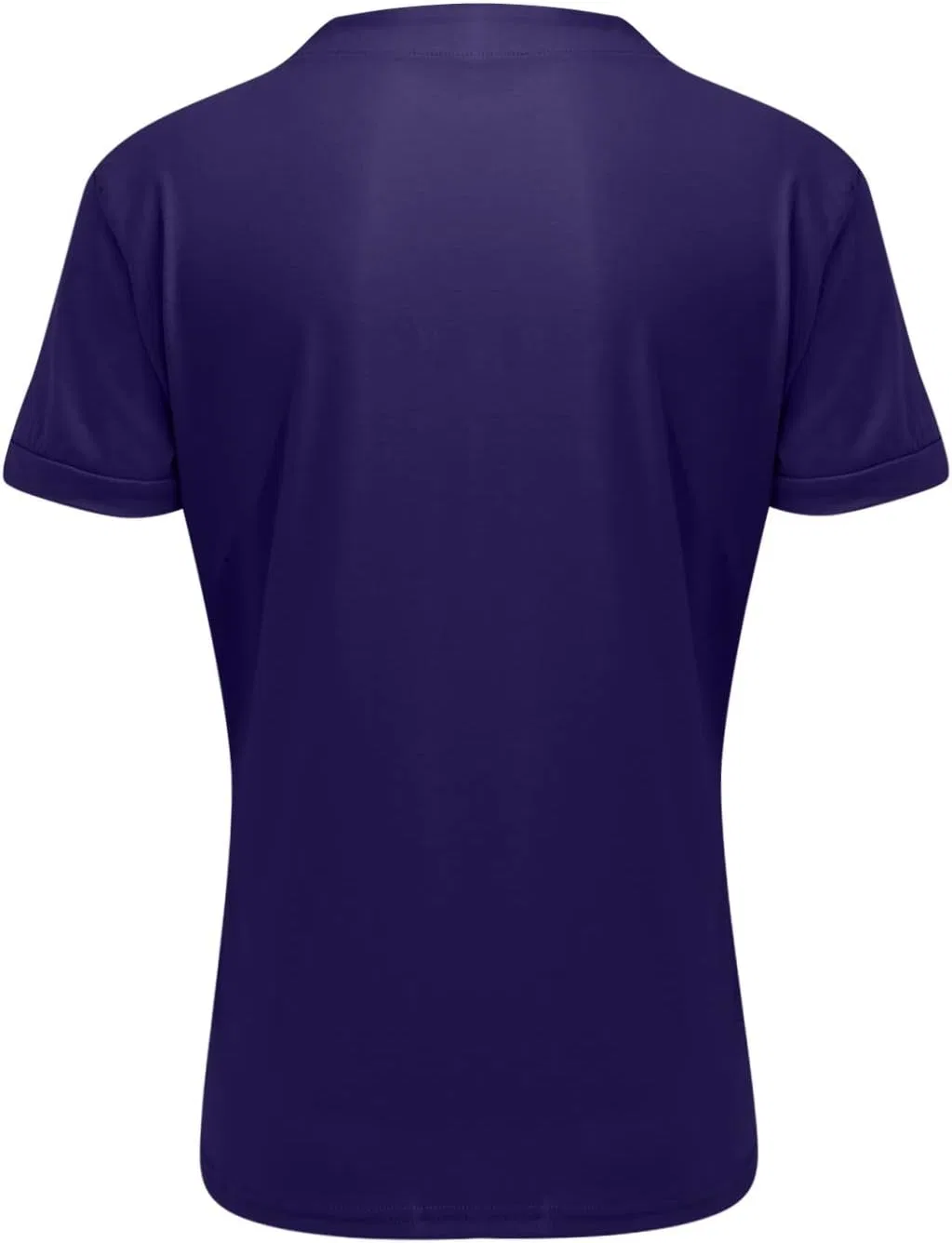 Мужская свободная футболка с V-образным вырезом, Dark Purple — фото 4