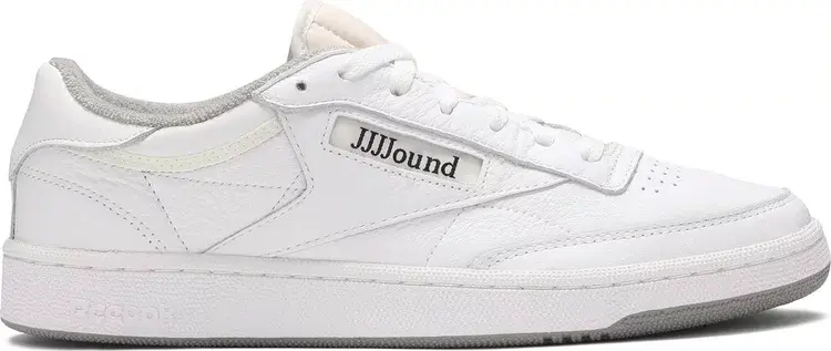 

Кроссовки jjjjound x club c 85 'white' Reebok, белый