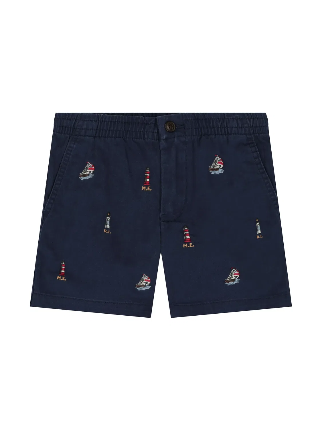 Polo Ralph Lauren Шорты с вышитым мотивом - синие