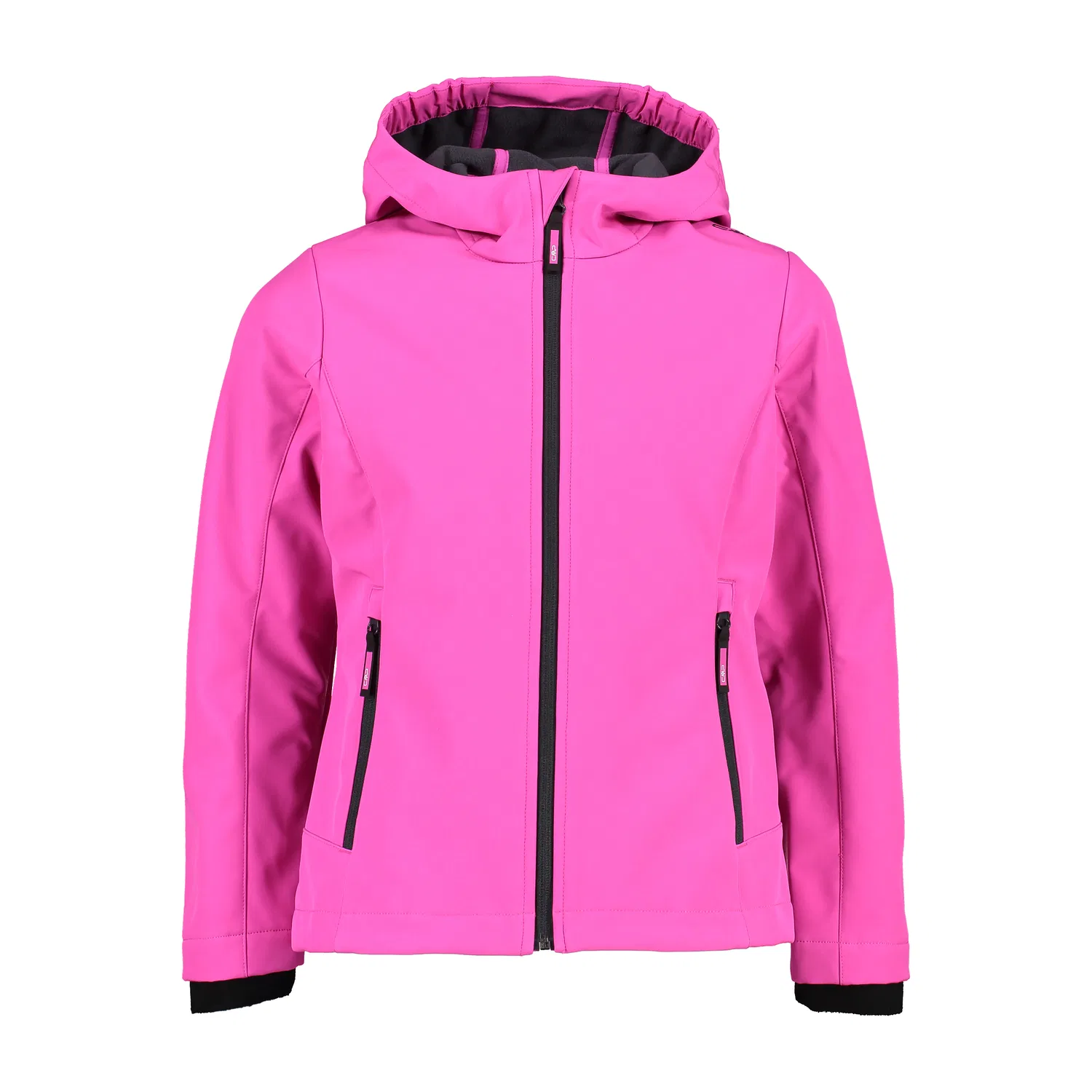 Детская ветрозащитная куртка-софтшелл KID G FIX HOOD JACKET Cmp, Rosa