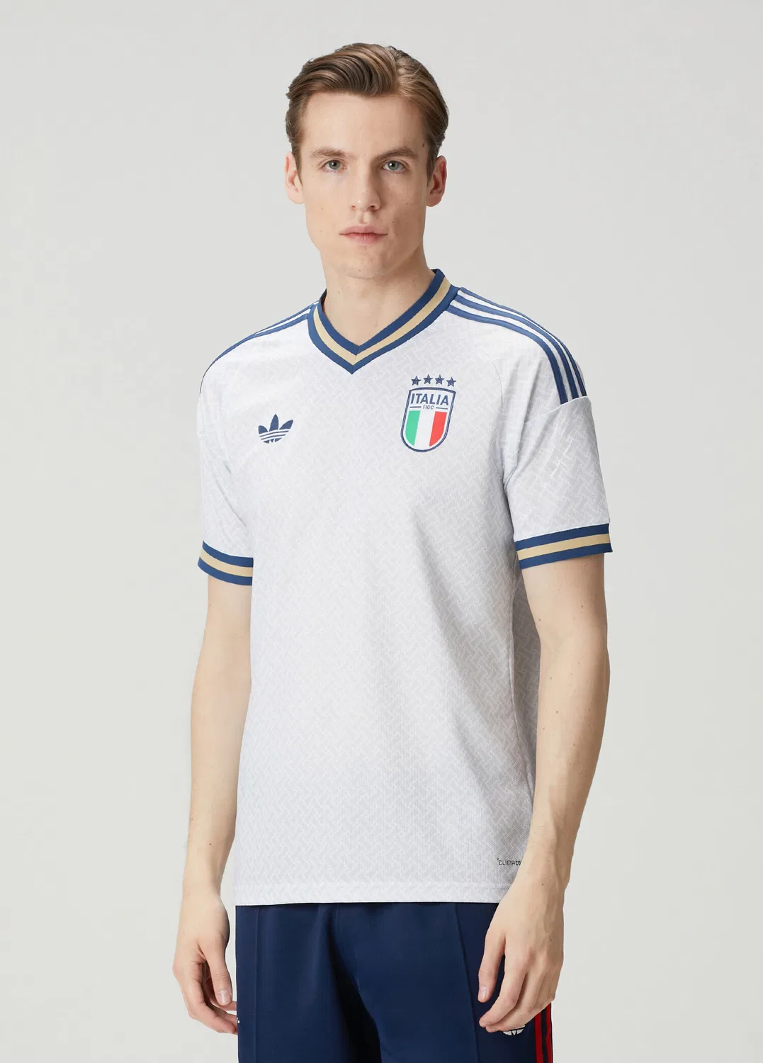 Свитшот Adidas İtalya 26 Deplasman Forması, Mavi — фото 3
