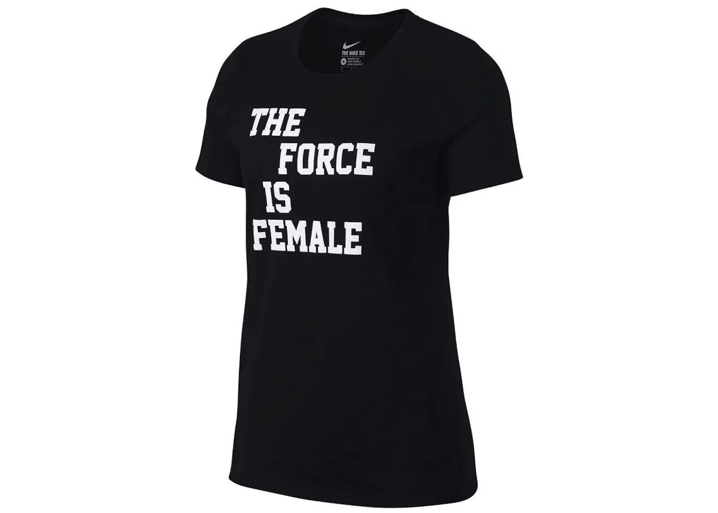 Женская футболка с принтом Nike Sportswear Women's Force Is Female, Black