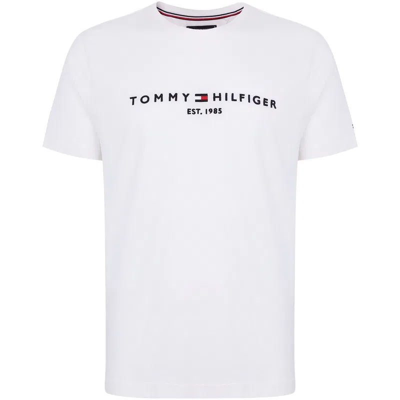 Мужская футболка с круглым вырезом Tommy Hilfiger, Ecru YBR — фото 4