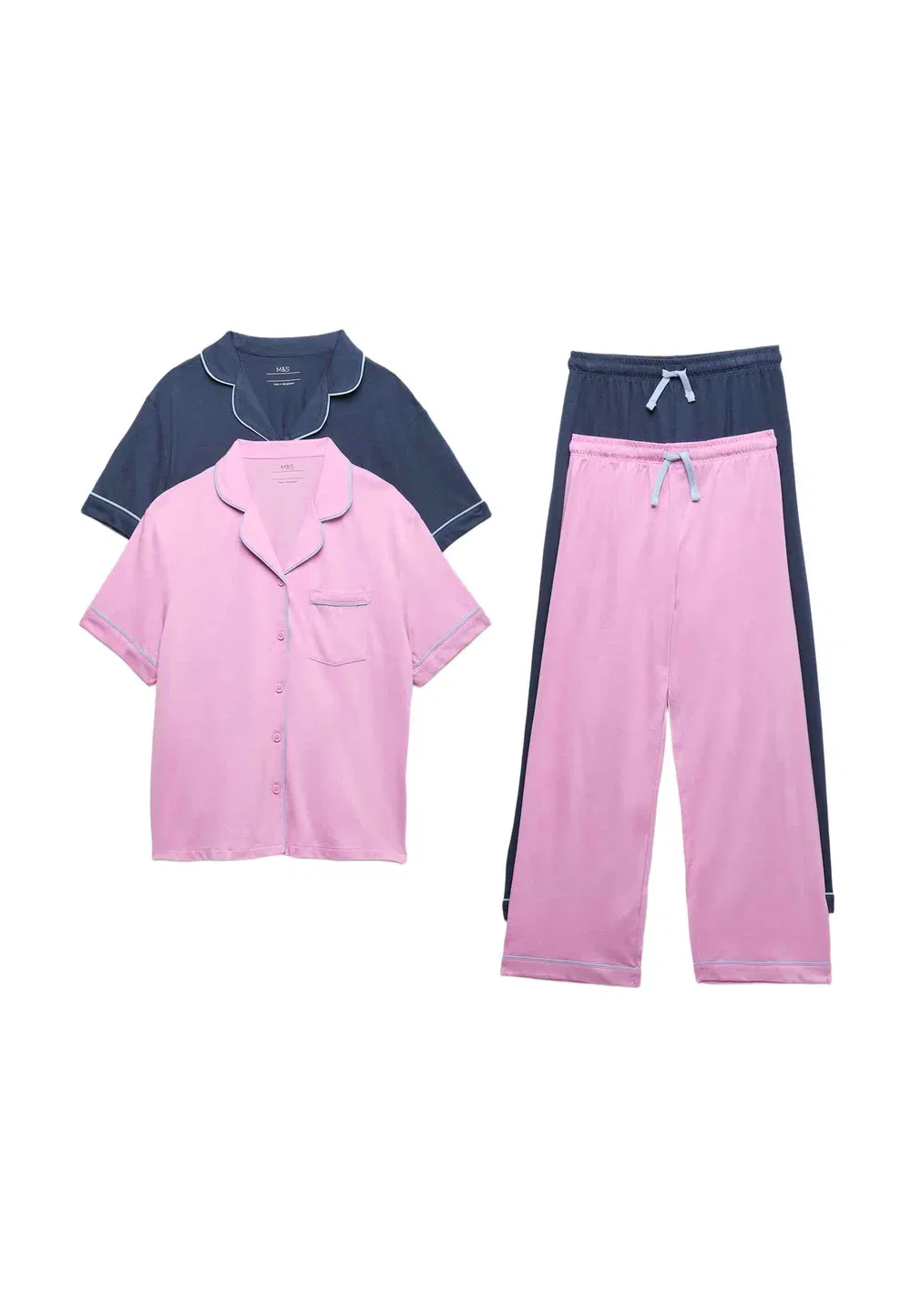 Комплект из 2 пижамных пижам (унисекс) Marks & Spencer, Multi